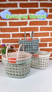 Keranjang Ulang Tahun Oval 12 Pcs Rinjing Serbaguna Ultah Oval Tempat Sabun Shampo Souvenir - Keranjang Elvi S Clio