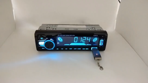 COD CEPAT Occkic Tape Mobil Bluetooth Audio MP3 Player Dual USB Hands Free ISO - HL32