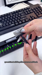 22-in-1 ชุดทำความสะอาดคอมพิวเตอร์อเนกประสงค์ QS22 พร้อมที่เก็บคีย์บอร์ด ที่วางข้อมือ เครื่องมือทำความสะอาดหูฟัง