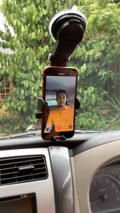 LOG ON CAR PHONE HOLDER LO-CRH55 DASHBOARD SUCTION CUP-FLEXIBLE LONG NECK