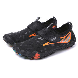 Aqua Shoes Mens and Womens Childrens Beach Five-Finger Barefoot Water Shoes Quick-Drying Breathable Childrens Sneaker New