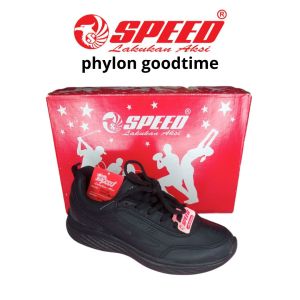 clearance sale sepatu sekolah hitam SPEED peace hi sapto / phylon goodtime