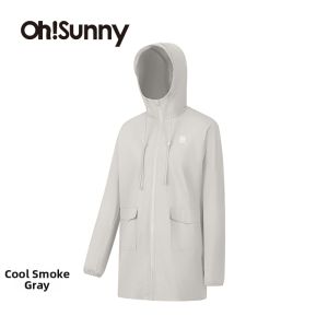 OHSUNNY | UV Protection Rain or Shine Womens Loose Fitting Mid-Length Jacket
