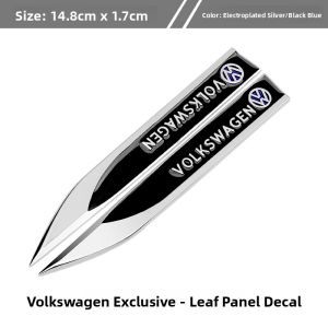 Leaf Board GTI Side Marker Sticker Suitable for Volkswagen Sagitar CC Langyi Lingdu Golf 67 Body Decal R Modification Car Accessories