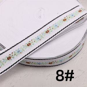 Decorative Embroidered Summer Flower Lace Butterfly Knot Edging Ribbon  Country Style Hair Accessory DIY Sewing Material