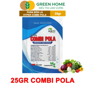 Phân Bón Lá Trung Vi Lượng Hyper Combi - Pola GreenHome Gói 25Gr Dạng Cốm Cao Cấp Tăng Năng Suất