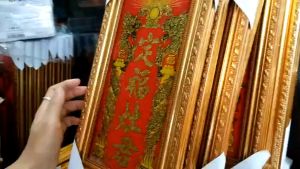Khung ảnh bài vị thờ Ông Táo