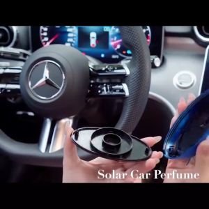 Solar Powered Helicopter Car Perfume Diffuser Long Lasting Scent Aromatherapy Auto Interior Air Freshener Rotating Aircraft Dashboard Decoration