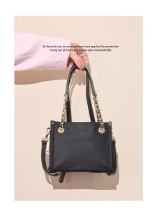 Nylon Canvas Womens Crossbody Bag Chain Handle Versatile Small Square Bag Korean Style Casual Shoulder Handbag for Youth