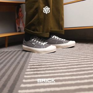 Brick Mansions - Urban Street Grey White Sepatu Sneakers Casual Pria Wanita