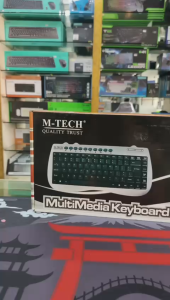 Keyboard Mini Multimedia M-Tech MTK-02 USB PC Laptop