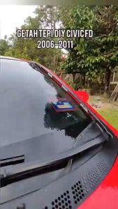 HONDA CIVIC FD (SNA) 2006-2011 GETAH DIY TEPI CERMIN DEPAN SEPASANG 1SET KIRI DAN KANAN (PAIR) @ ROOF  LINING