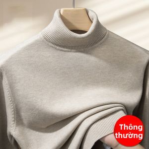 JIFANPAUL | Áo Sweater Cổ Cao Nam Ấm Áp