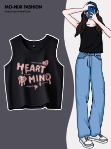 Áo Ba Lỗ Cotton Nguyên Chất Phong Cách Mỹ Cổ Điển Dành Cho Nữ Mùa Hè Ngoài Trời Mới 2025 Áo Tập Yoga Thể Thao Mặc Trong