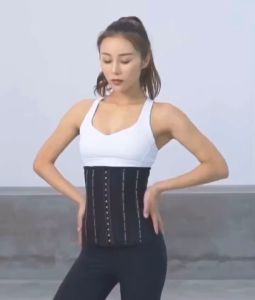 Kilala Sweat-burning Fat-burning Latex WaistTrainer Belt Body Shaper Exercise Girdle Slimming Abdominal Belt for Women Postpartum