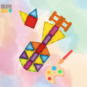 STEM Magnetic Building Blocks Tiles Toy with 26 Pcs