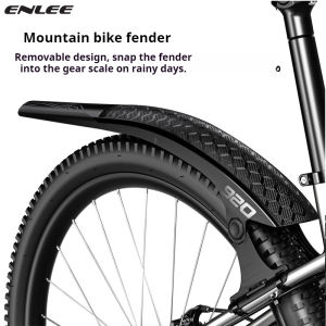 ENLEE Mountain Bike Fender Speed Down Bike Fender Mountain Bike Extended Wide Fender Riding Accessories