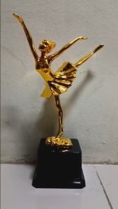 Universal Human Ballerina Dancer Trophy Height 27cm (YG-241)( Customize Available )
