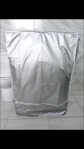 4.5KG-12KG Automatic Roller Washer Cover Waterproof Dustproof Top Loading Washing Machine Cover Polyester Silver Protector Automatic drum Washing Machine Cover front load