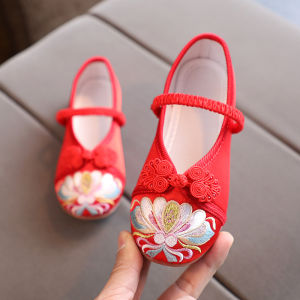 JIFANPAUL | Childrens Handmade Ancient Style Embroidered Soft Sole Shoes