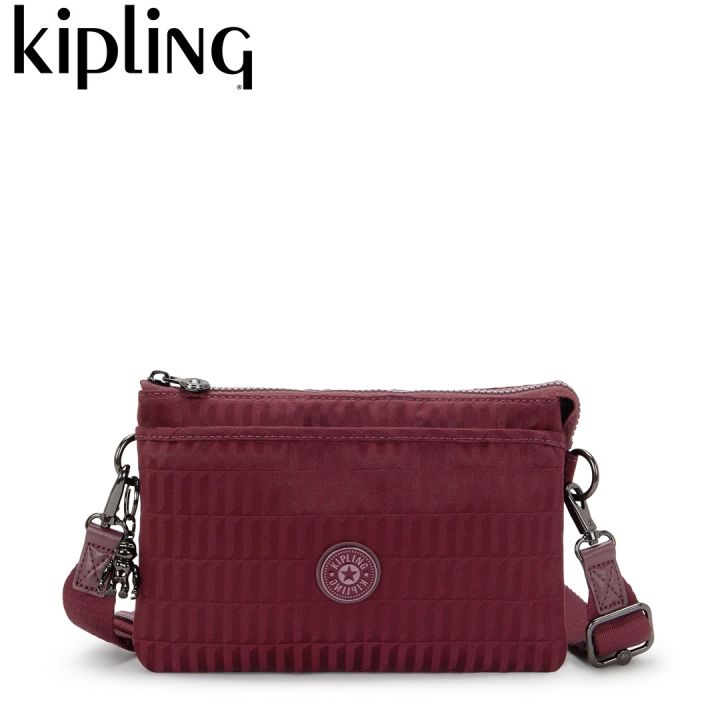 Kipling Riri Crossbody Bags Maroon Tile Jq | Lazada