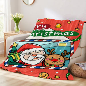 Beast Kingdom | Xmas Envelope Sofa Specific Soft Flannel Blanket Universal Plush Gift Blanket For All Seasons