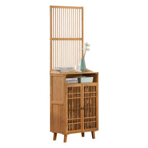 MANHAOSHI | Entryway Screen Shoe Rack Divider Cabinet Storage Furniture
