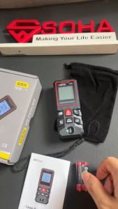 TK-36 Alat Pengukur Jarak Jauh Portable Meteran Laser Distance Meter Measure Digital LCD Distance