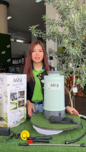 เครื่องพ่นยาแบตลิเธียม 5 ลิตร 8 ลิตร 5.5 บาร์ สะพายข้างพกพา น้ำหนักเบา วีโกเทค