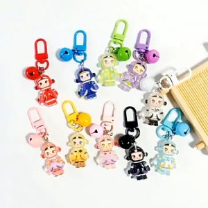 Glow-in-the-Dark Astronaut Keychain with Bell – Fun Space Gift for Kids | Birthday Party Goodies | Gift Happiness