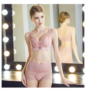 [L-2XL]Ready Stocks High Quality Embroidery Red Infrared Physiotherapy Health Spandex Fuction High Waist Panty