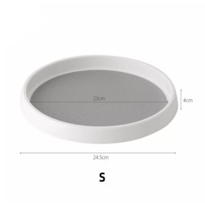 Multifunctional Kitchen Storage Rack Rotatable Kitchen Organizer Bathroom Storage Tray COD