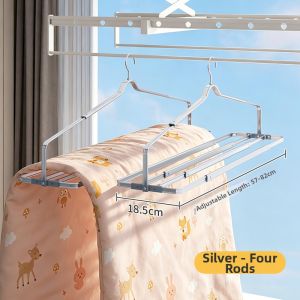 Quilt Drying Rack Load Bearing Bed Sheet Towel Clothes Hanger
