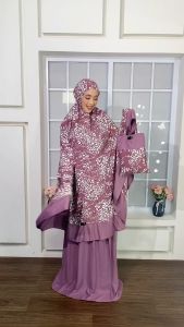 Mukena Bali New Sakura By Zahwa Untuk Dewasa Dan Remaja Bahan Rayon Janger Murah dan Terbaru