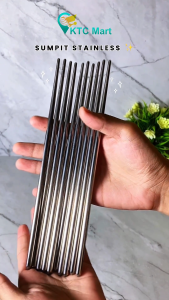 KTC Mart Sumpit Stainless Steel Premium Chopstick Sumpit Tahan Suhu Panas SUMPIT STAINLESS STEEL