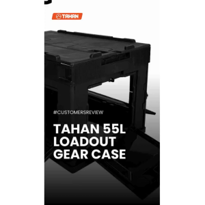 TAHAN 55L Foldable LoadOut Gear Case | Heavy-Duty Camping Storage Box Car Trunk Organizer Outdoor Tool Container