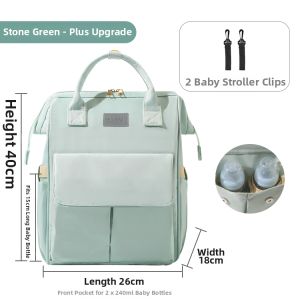 JoynCleon | Moms and Babies Portable Large Capacity Tote Backpack