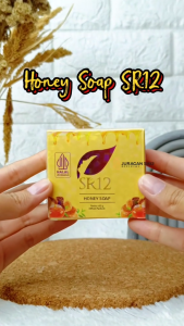 Honey Soap SR12 60gr Sabun Madu Sabun Herbal Pembersih Wajah Kulit Kering Kusam Sensitif