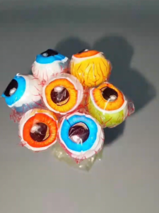 MK7096 200pcs Mini Eyeball Lollipop A variety of colors are suitable for Halloween