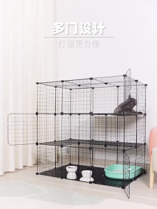PAPAPPET  Modular cat cages dog fences modular fencing cat cages cat villas