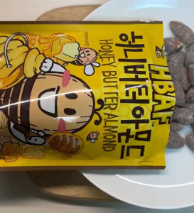 [HBAF] Korean Almond Snacks Honey Butter/Wasabi/Baked Corn/Garlic Bread/Tteokbokki - Korean