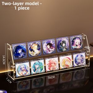 YOUKAMAN | Acrylic Step Display Stand For Badges Postcards Cards