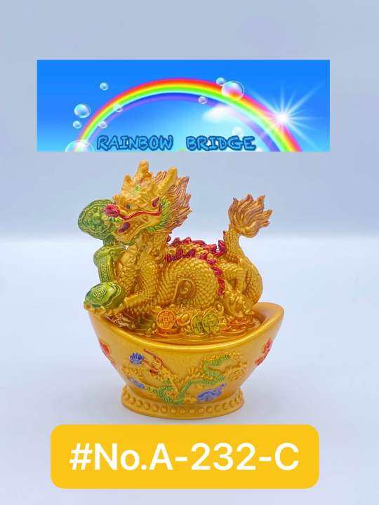 XJH Feng Shui Lucky Charms Chinese Zodiac Sign 2024 Water Dragon Good ...