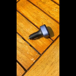 USAMS 100W Car Charger 3 Ports Alluminum Alloy Fast Charger