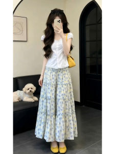 Ge·an·fei | French Style Summer Floral Dress Set