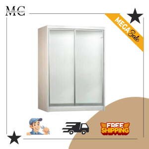 🔥 SALE 【LOCAL SELLER】 Jamie White Wash 4ft Sliding Wardrobe