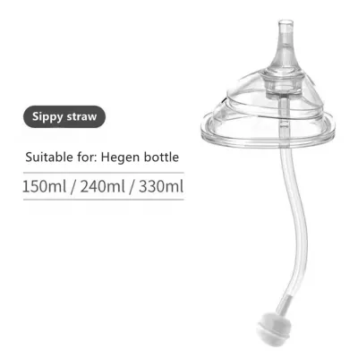 Baby Bottle Nipples For Hegen Weighted Straw Teat / Spout / Duckbill BPA-Free