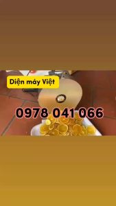 Máy Thái Rau Củ Quả Máy Cắt Lát Hoa Quả Trái Cây Có Nút Điều Chỉnh