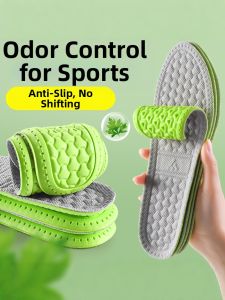 FASHEHAN | Anti-odor Antimicrobial Non-slip Sweat-absorbent Comfortable Shoe Insole