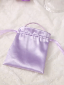 ✨New Arrival✨ Satin Wedding Favor Bag with Flower and Handle Candy Ribbon Wedding Gift Event Birthday Packing Bag